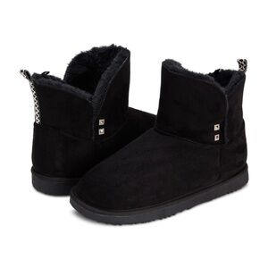 DreamToe Women's Faux Fur Ankle Boots Sz: 8 in Black  New